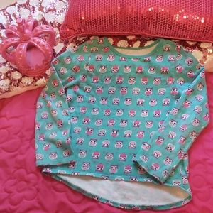 🍒 3 for $25 - Little Girl's Owl Top